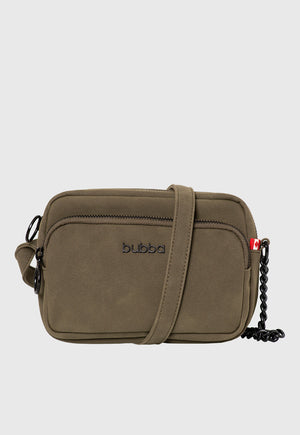 Cartera Mini Suede Pesto