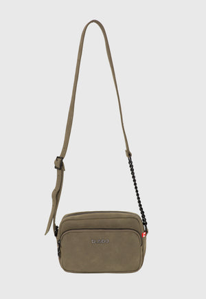 Cartera Mini Suede Pesto
