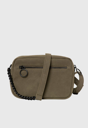 Cartera Mini Suede Pesto